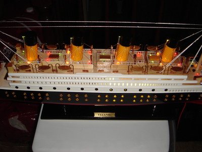 Titanic Wooden Model Cruise Ship 32