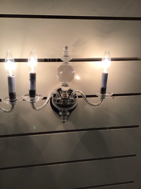 Visual Comfort George II Double Sconce Wall Light - Vintage Brass Finish with White Fabric Shades - Perfect for Bedroom, Hallway & Living Room Lighting