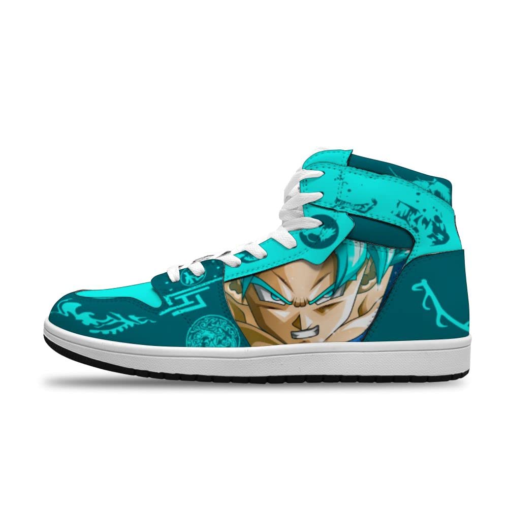 Custom Saiyan Anime Basketball Shoes for Men & Women - Stylish Sports Sneakers for Running, Gym Workouts & Casual Wear