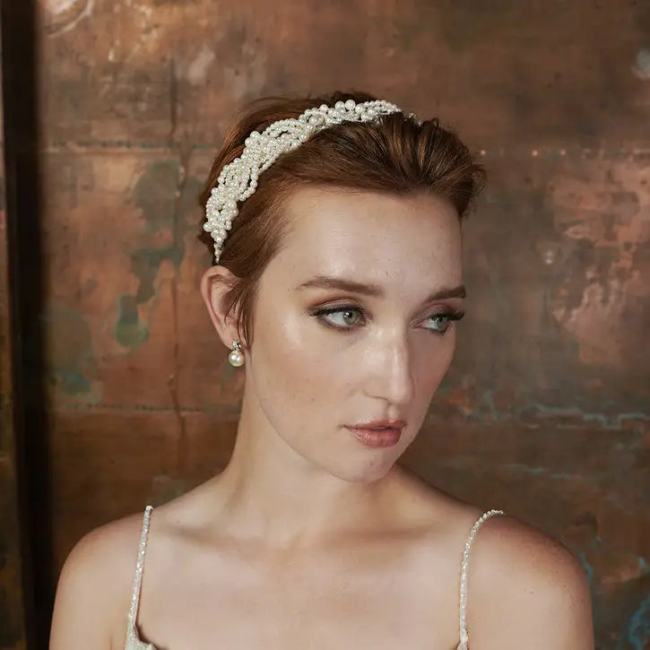 Elegant Bridal Headband HB2213 - Sparkling Rhinestone Wedding Hair Accessory for Bride, Bridesmaids & Prom - Perfect for Weddings, Parties & Special Occasions