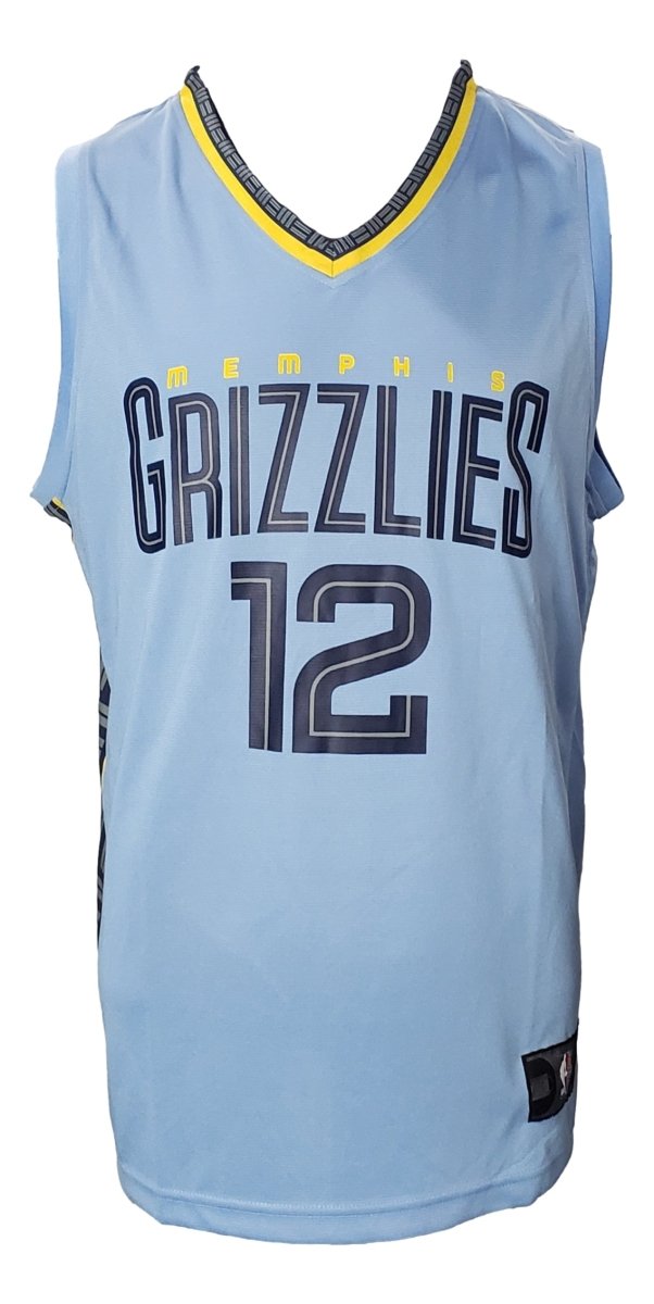 Authentic Ja Morant Signed Memphis Grizzlies Light Blue Jersey - Fanatics NBA Basketball Memorabilia - Perfect for Collectors, Fans & Sports Memorabilia Displays