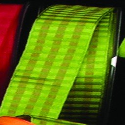 Green and Brown Blocks Taffeta Wired Craft Ribbon - 0.875 Inch x 54 Yards for Gift Wrapping, Floral Arrangements, DIY Crafts and Home Decor