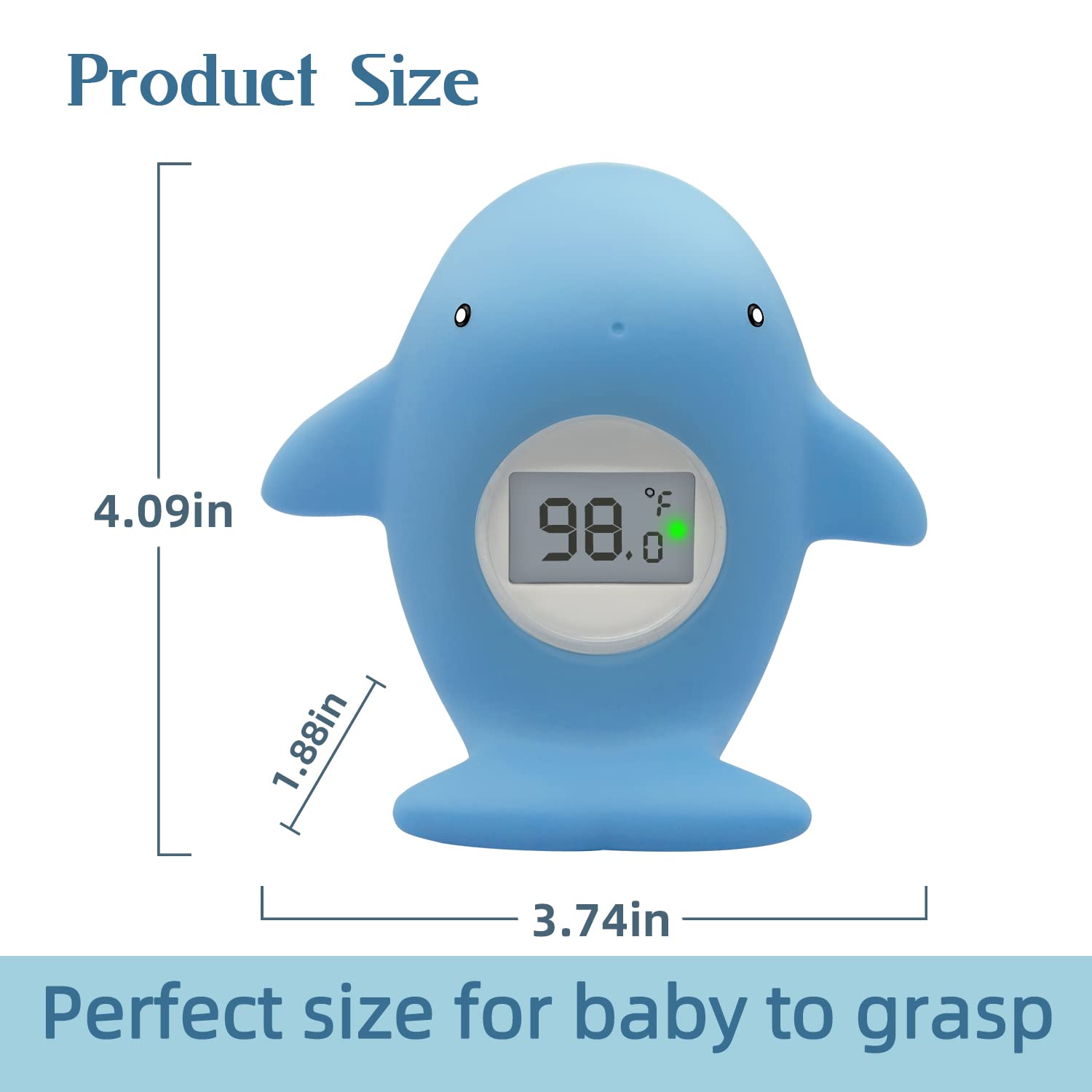 Baby Bath Thermometer for Infants - Safe & Accurate Water Temperature Gauge for Newborn & Toddler Bath Time