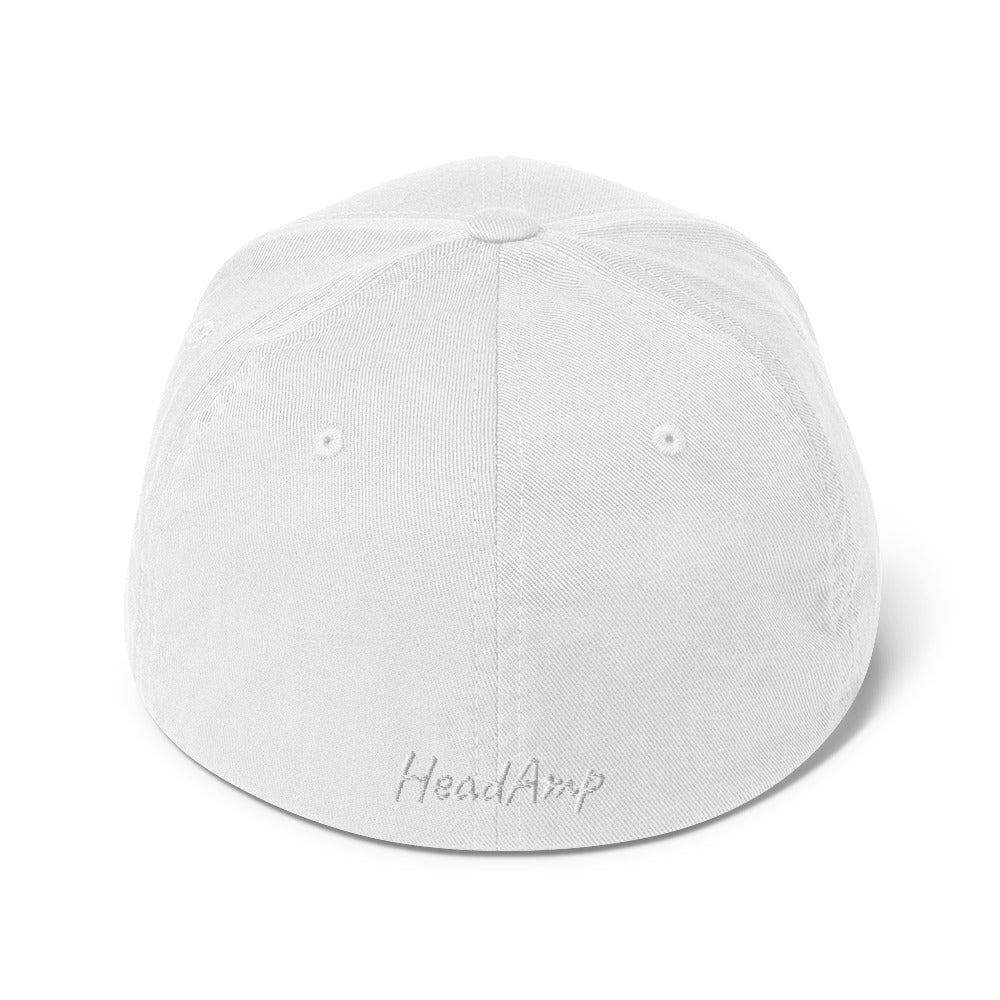 HeadAmp Embroidered Baseball Cap - Adjustable Fitted Hat for Men & Women - Perfect for Outdoor Sports, Running, Hiking & Casual Wear