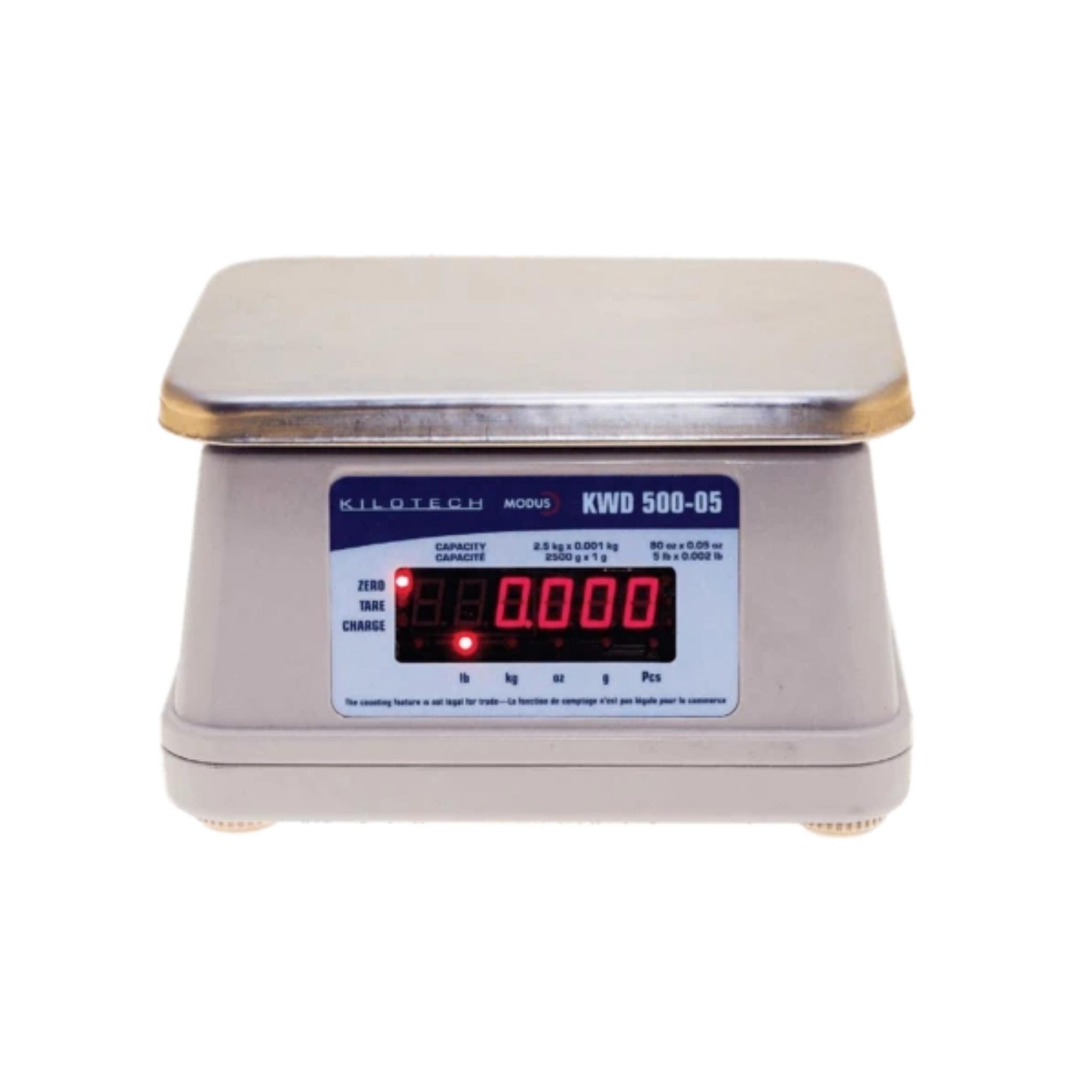 Kilotech KWD 500 Digital Kitchen Scale - High Precision 500g x 0.01g for Cooking, Baking, Coffee & Jewelry | Compact LCD Display | Stainless Steel Platform | Perfect for Home & Professional Use