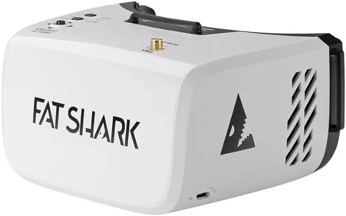 FatShark Recon ECHO Analog FPV Goggles - HD Immersive Drone Racing Glasses with Wide FOV for RC Quadcopters | Perfect for FPV Flying, Aerial Photography & Drone Racing Enthusiasts