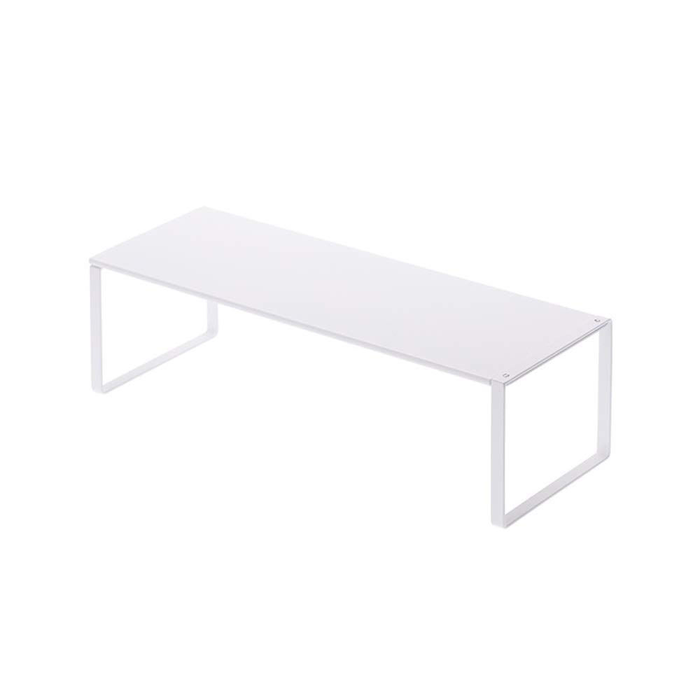 ADSE Space Saving Wooden Shoe Rack Organizer - White Expandable Door Mounted Shoe Shelf for Home & Closet Storage - Perfect for Small Spaces, Apartments & Entryways