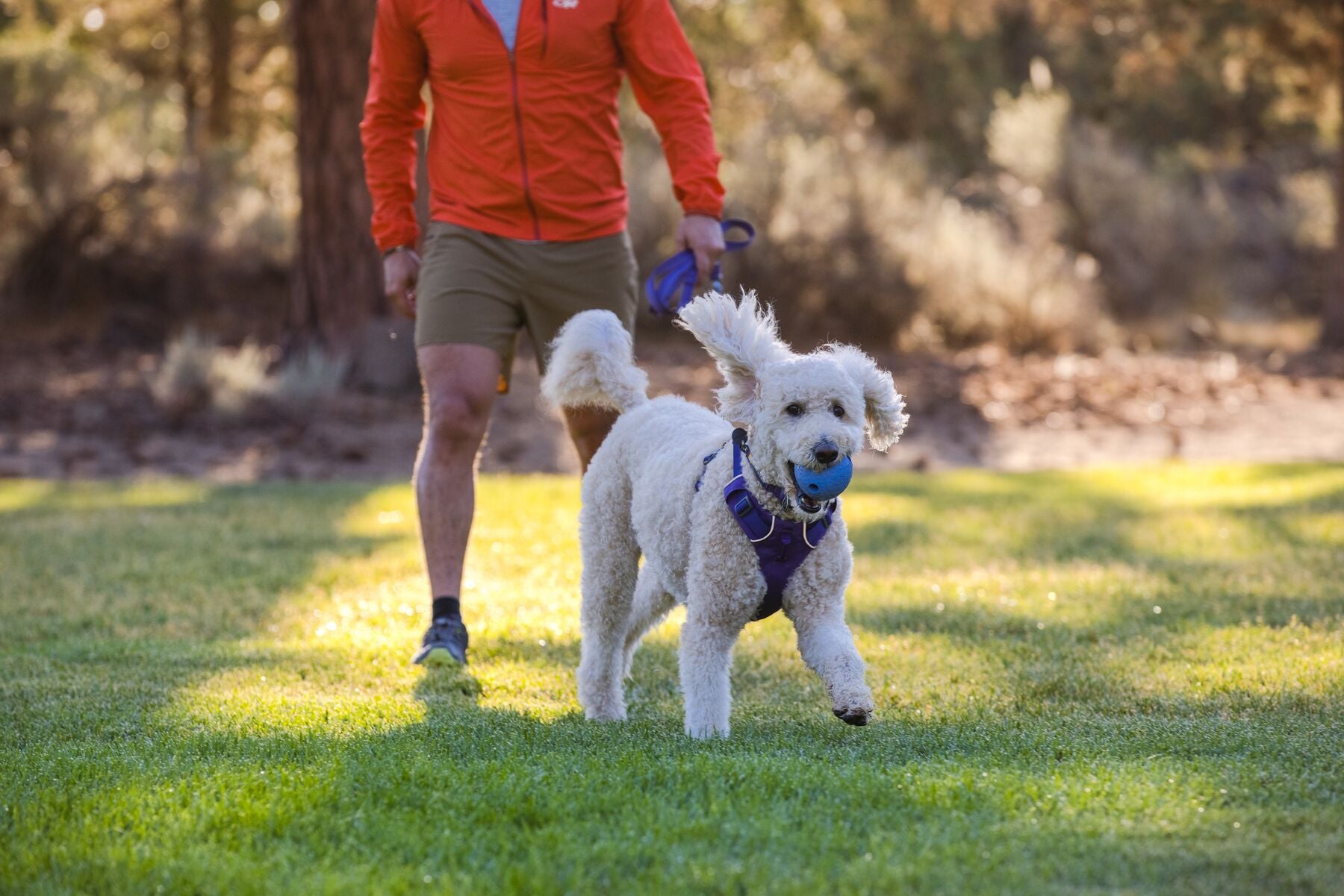 Ruffwear® Huckama Fetch Ball Toy for Dogs - Durable Heliotrope Purple Outdoor Play - Perfect for Fetch, Training & Beach Fun