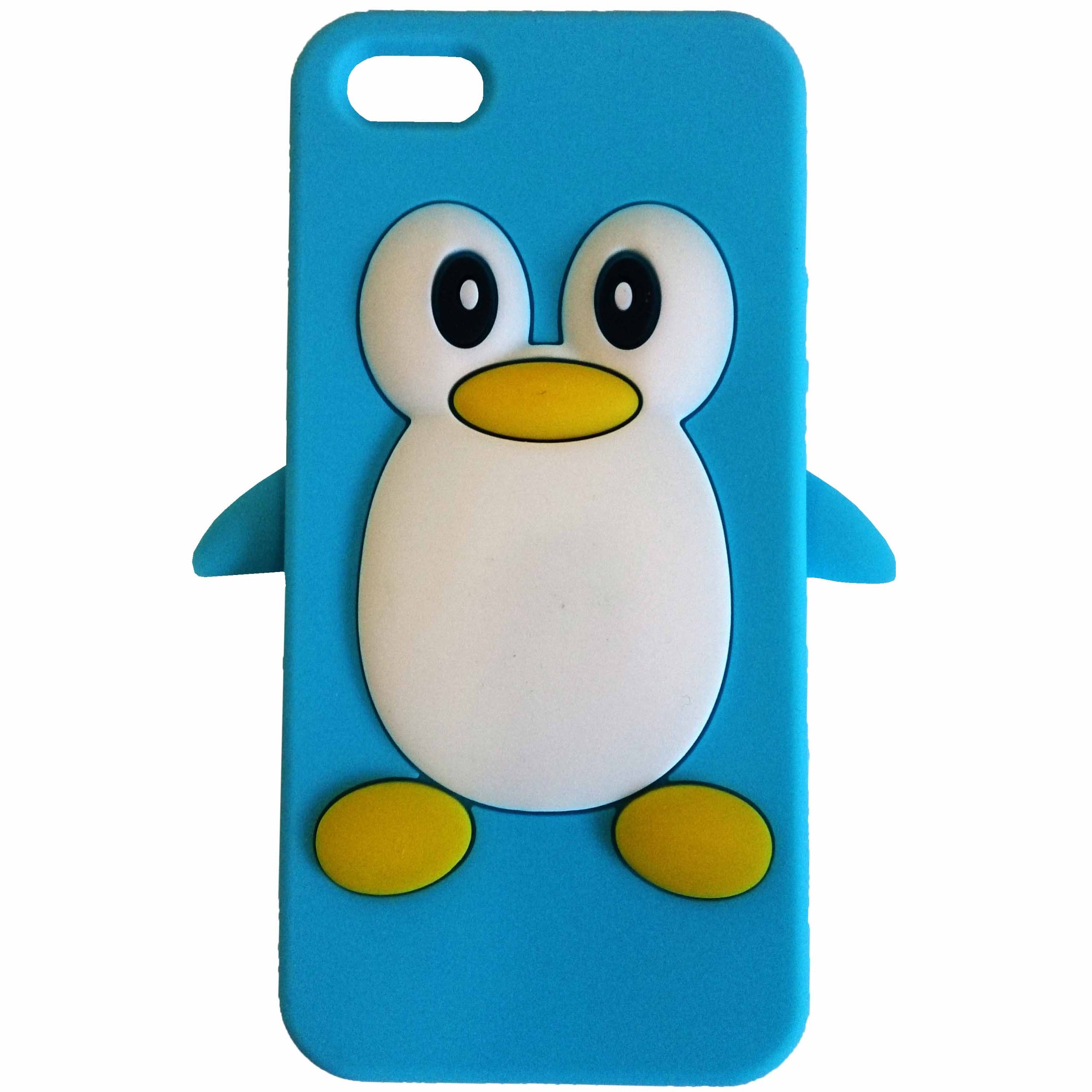 Penguin Shockproof iPhone 5 Case - Cute Animal Design Protective Cover for iPhone 5/5S (Perfect for Outdoor Activities, Travel & Daily Use)