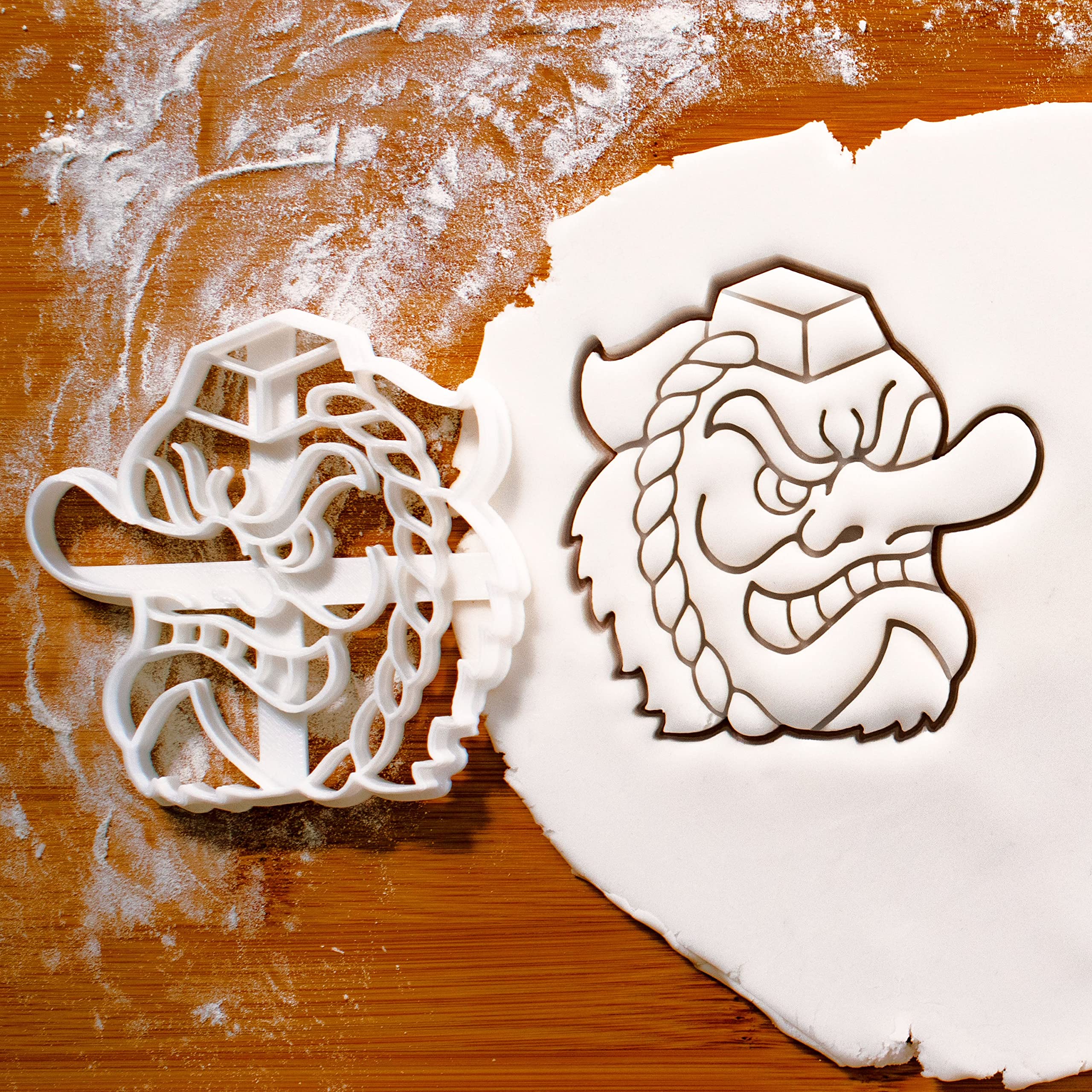 Premium Set of 2 Japanese Cookie Cutters - Tengu Mask & Karasu Mask Designs for Baking, DIY Crafts & Party Decorations | Perfect for Halloween, Anime Themed Events & Japanese Culture Enthusiasts