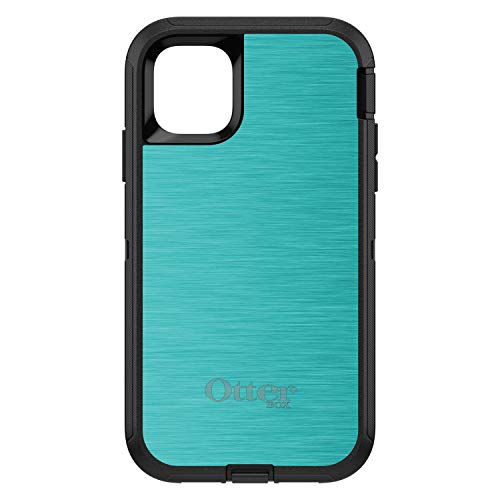 Teal Stainless Steel Image Print On Black Case