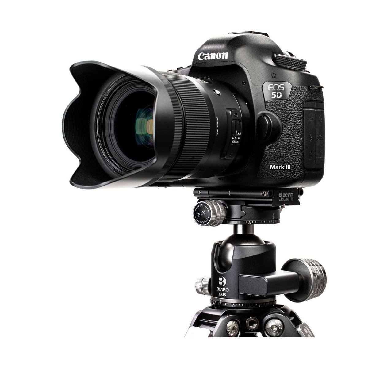 Benro ArcaSmart 70 Arca Swiss Plate with Smartphone Adapter - Professional Camera Mount for DSLR & Mirrorless - Perfect for Vlogging, Photography & Outdoor Shooting