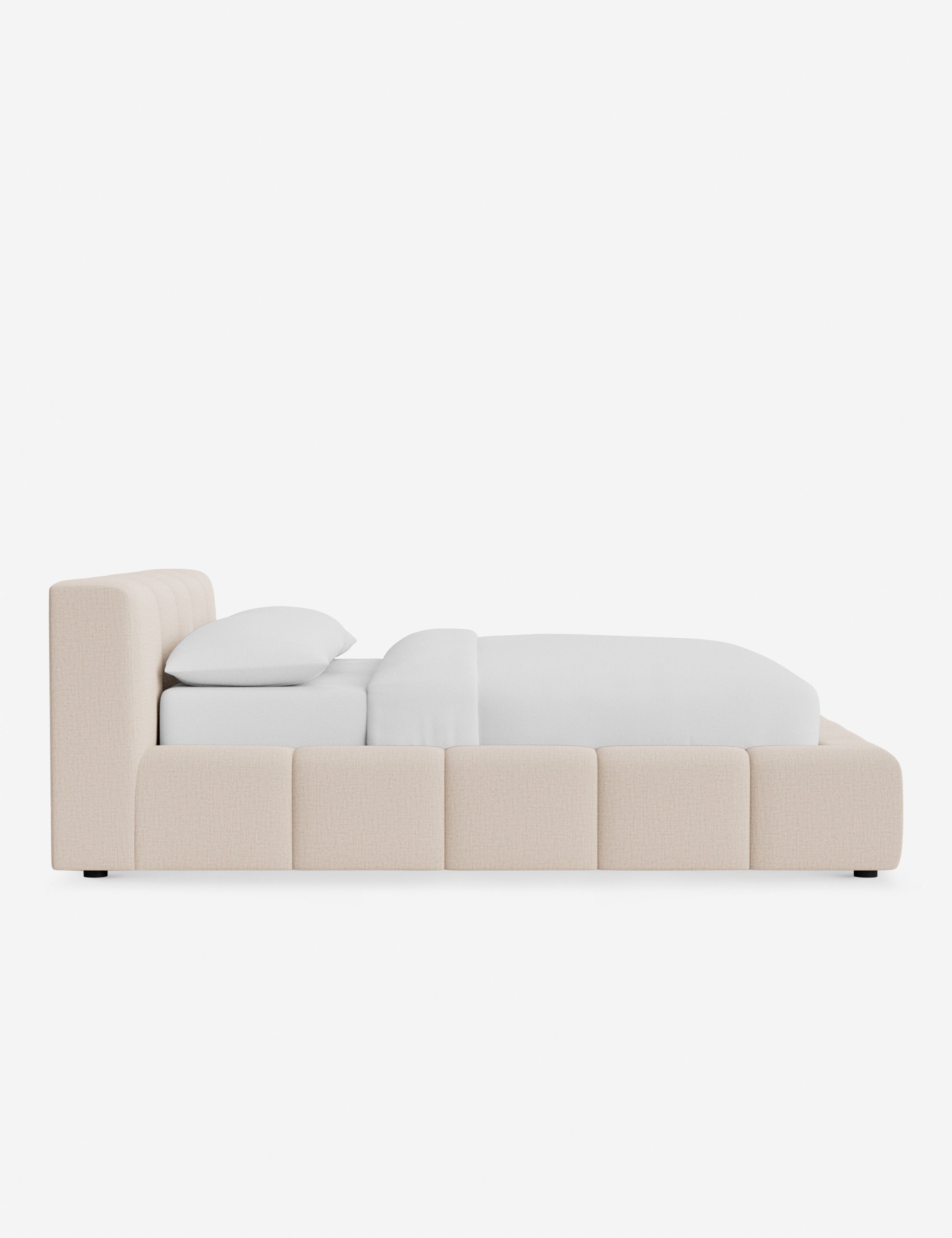 Cambry Platform Bed Frame - Modern Wooden Bed with Headboard & Storage, Queen Size, Easy Assembly - Perfect for Bedrooms, Guest Rooms & Small Apartments