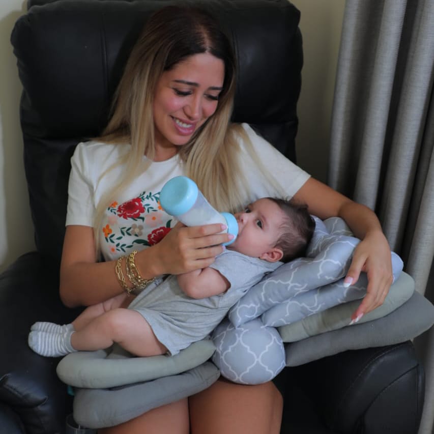 Butterfly Comfort Nursing Pillow for Breastfeeding - Ergonomic Support for New Moms & Babies - Perfect for Feeding, Lounging & Tummy Time