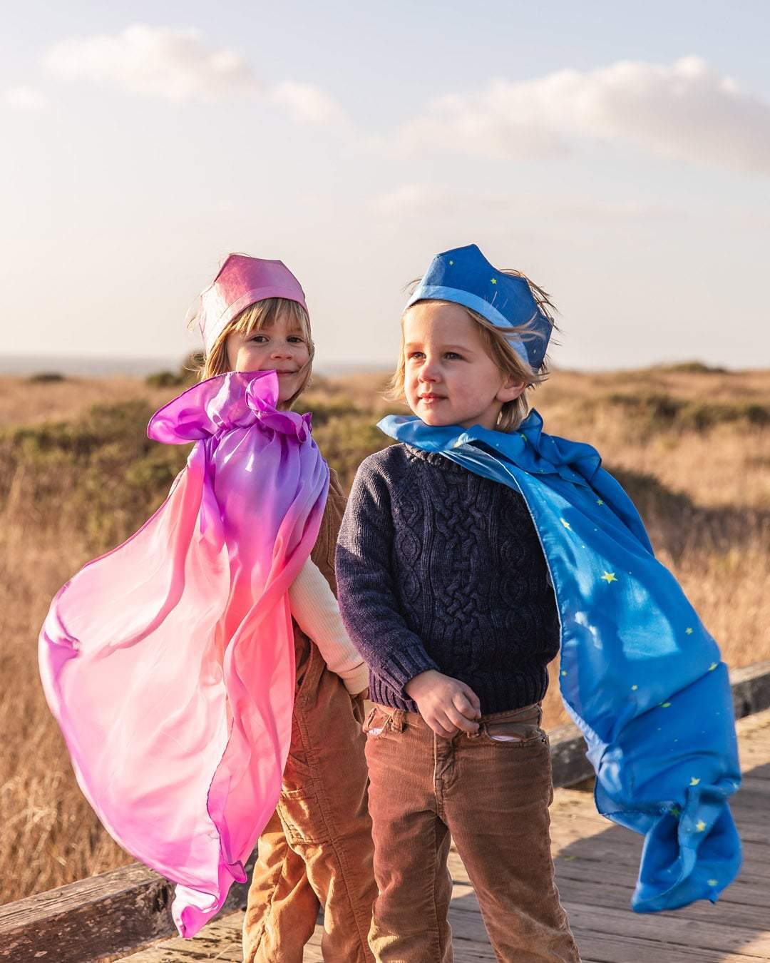 Sarah's Silks Play Capes for Kids - Fantasy Dress Up & Imaginative Play - Perfect for Pretend Play, Theater Costumes, and Creative Role Playing