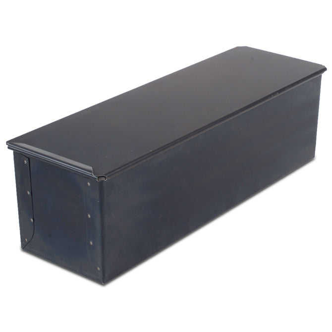 Premium French Steel Pullman Loaf Pan with Lid - Nonstick Bread Baking Pan for Homemade Sourdough, Sandwich Loaves & Artisan Bread - Perfect for Home Bakers & Professional Kitchens