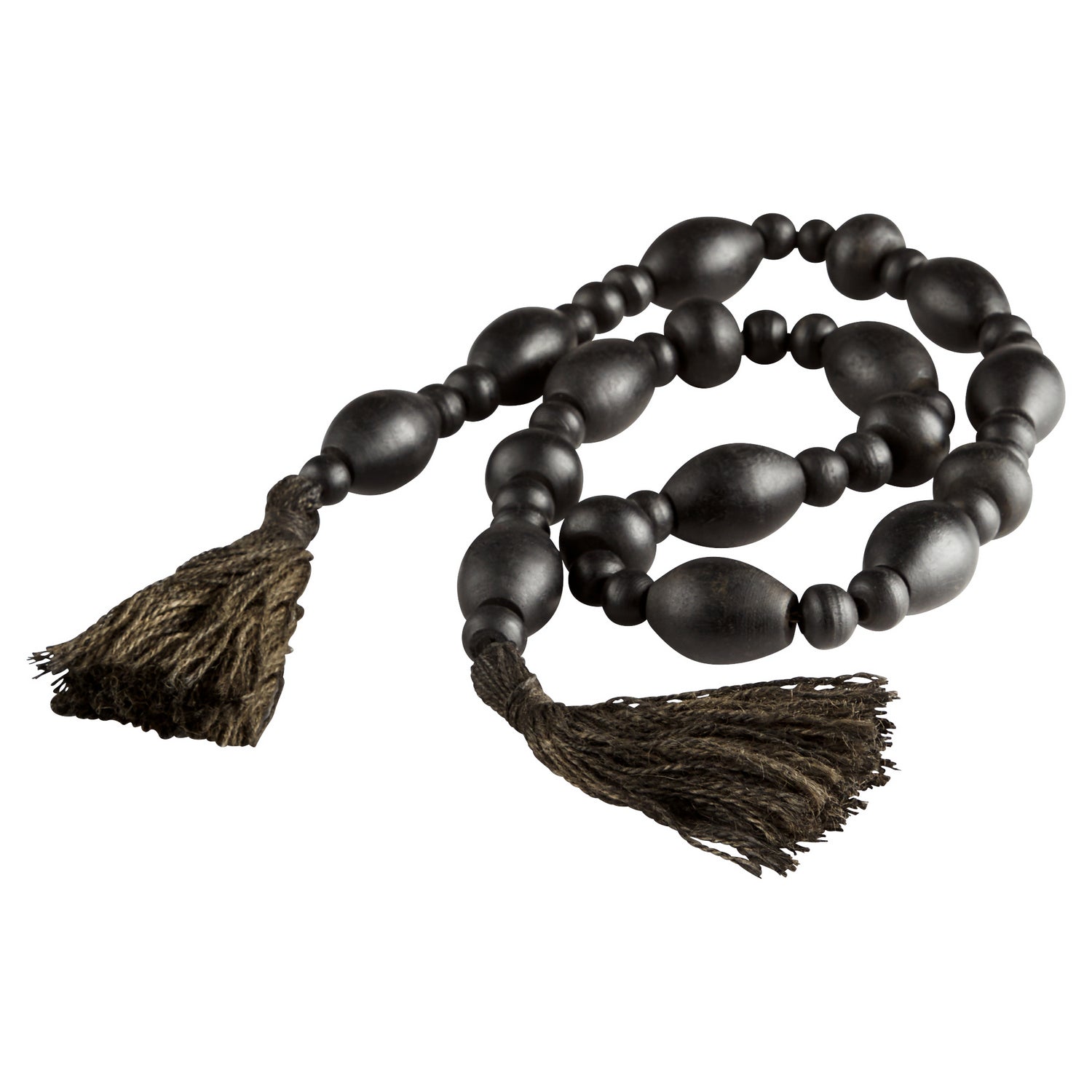 Cyan Design 11140 Blizzard Stone Beads - Black Gemstone Beads for Jewelry Making, DIY Crafts, Necklaces & Bracelets - Perfect for Bohemian Style & Fashion Accessories