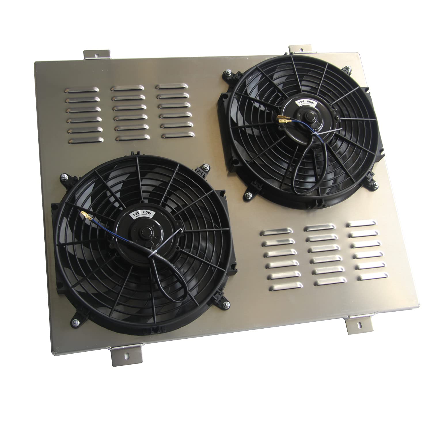 Aluminum Radiator Fan Shroud Kit for Dodge D250 D350 W250 W350 5.9L Cummins Diesel (1991-1993) - Heavy Duty Cooling Upgrade for Towing & Off-Road Performance