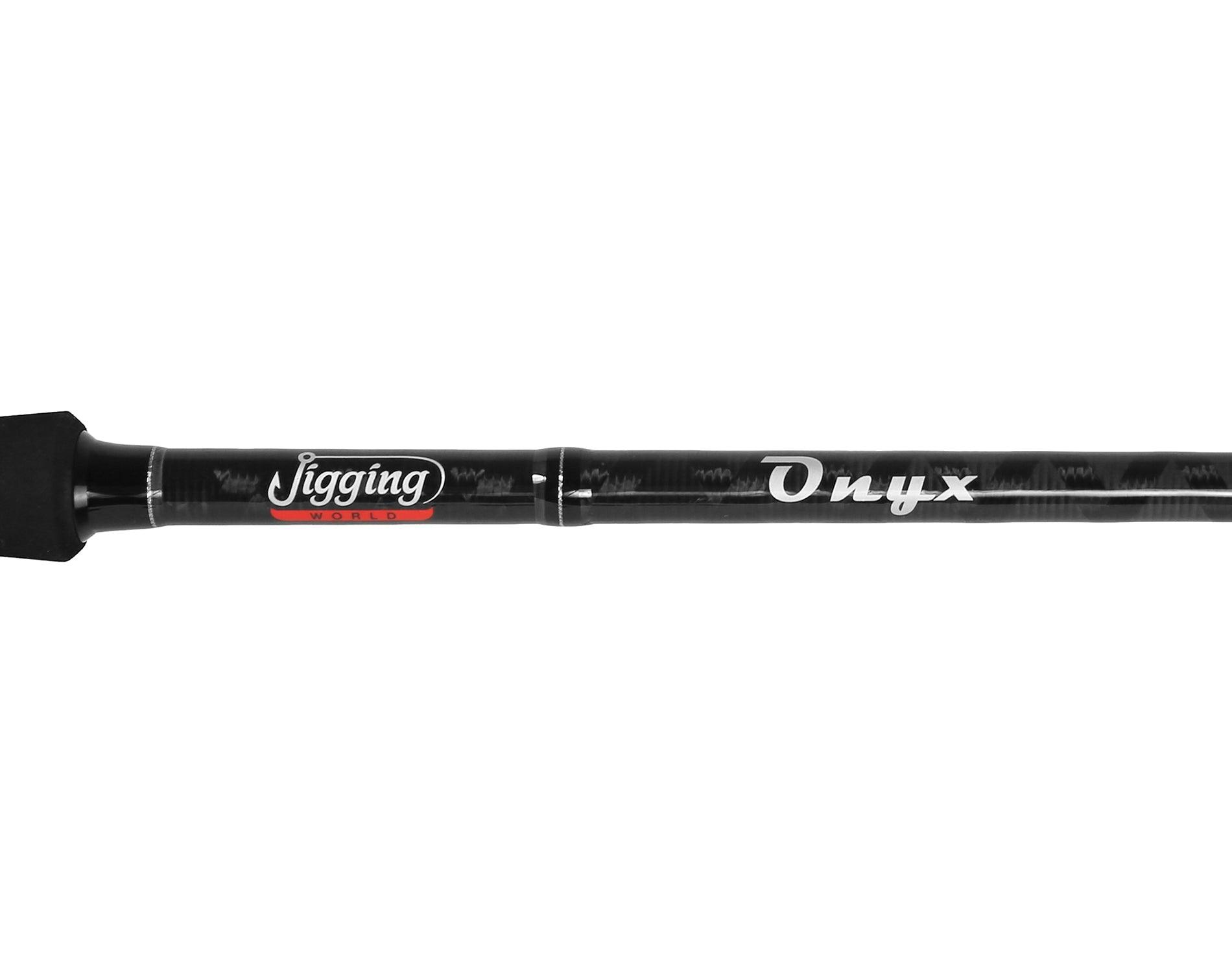 Jigging World Onyx Inshore Spinning Rod - Lightweight Saltwater Fishing Rod for Bass, Snook & Redfish - Perfect for Kayak Fishing & Shore Casting