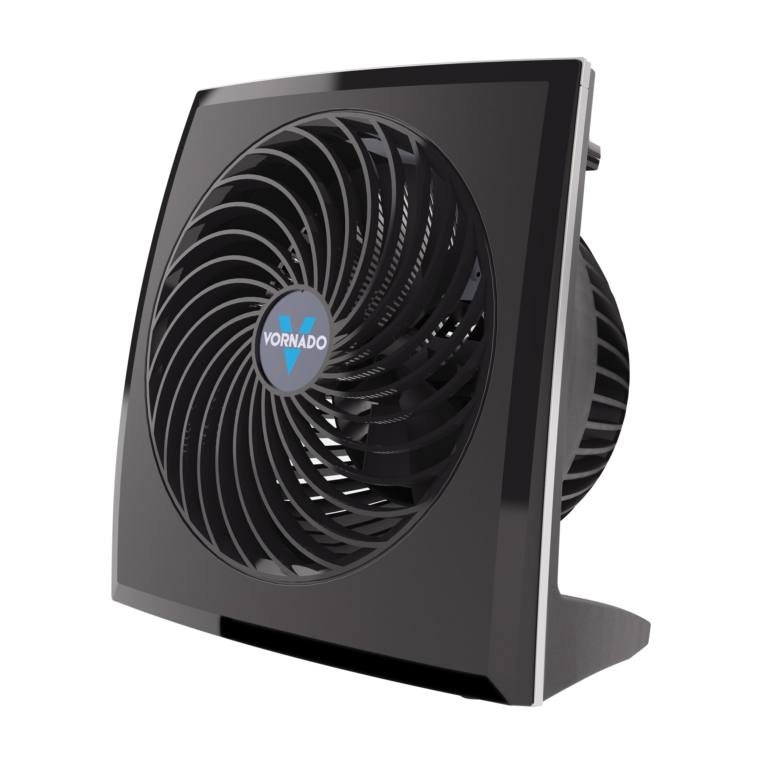 Vornado 573 Compact Flat Panel Air Circulator Fan - 3 Speed Settings, 60-Foot Airflow, Quiet Operation - Perfect for Bedroom, Home Office & Small Spaces (Black) | Stay Cool & Improve Air Circulation Year-Round
