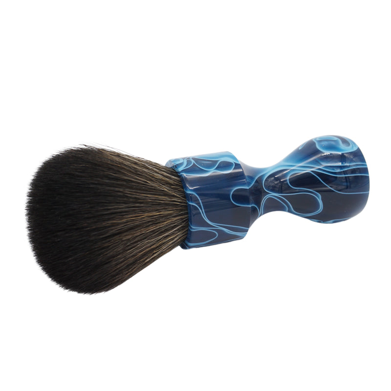 AP Shave Co. 24mm G5B Synthetic Shaving Brush - Premium Blue Handle for Men's Wet Shaving | Perfect for Lathering Creams & Soaps | Home Barber & Travel Grooming Essential
