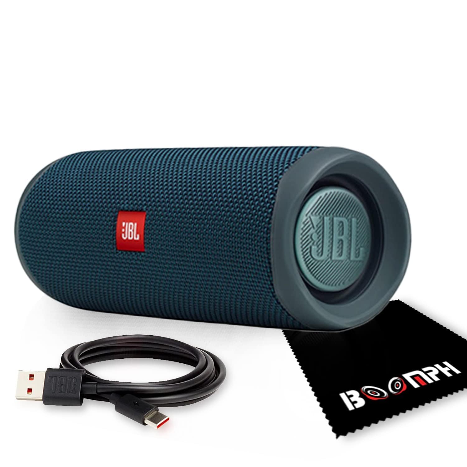 JBL Flip 5 Portable Bluetooth Speaker - IPX7 Waterproof Wireless Speaker with Rich Bass, 12 Hours Playtime - Perfect for Beach, Pool Party, Camping & Outdoor Adventures (Blue)