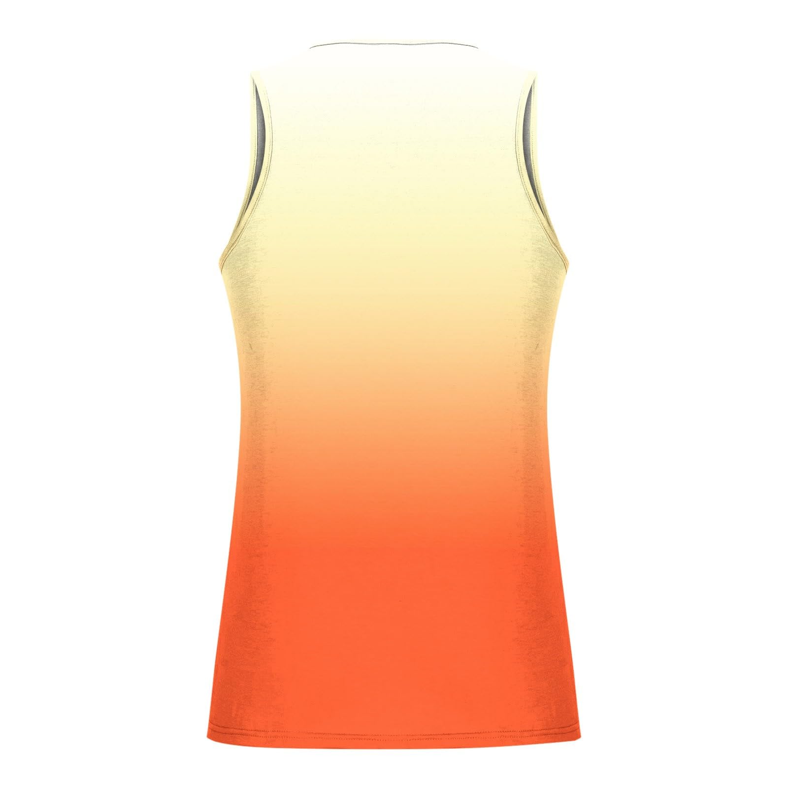 **Wodceeke Men's Gradient Sleeveless Tank Tops - Summer Beach Shirts, Gym Workout & Athletic Undershirts for Casual Wear, Running, and Outdoor Activities**