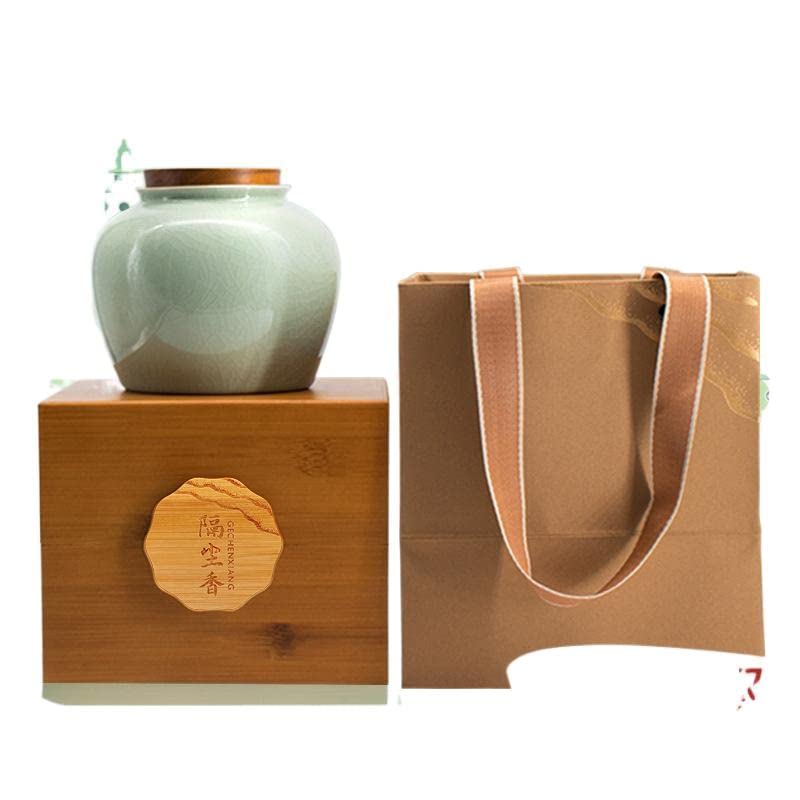 Premium Longjing Tea (Dragon Well) 2022 First Flush - Top Grade Ming Qian Green Tea - 200g Fresh Spring Tea Leaves Gift Box - Perfect for Gifting, Relaxation & Chinese Tea Ceremonies