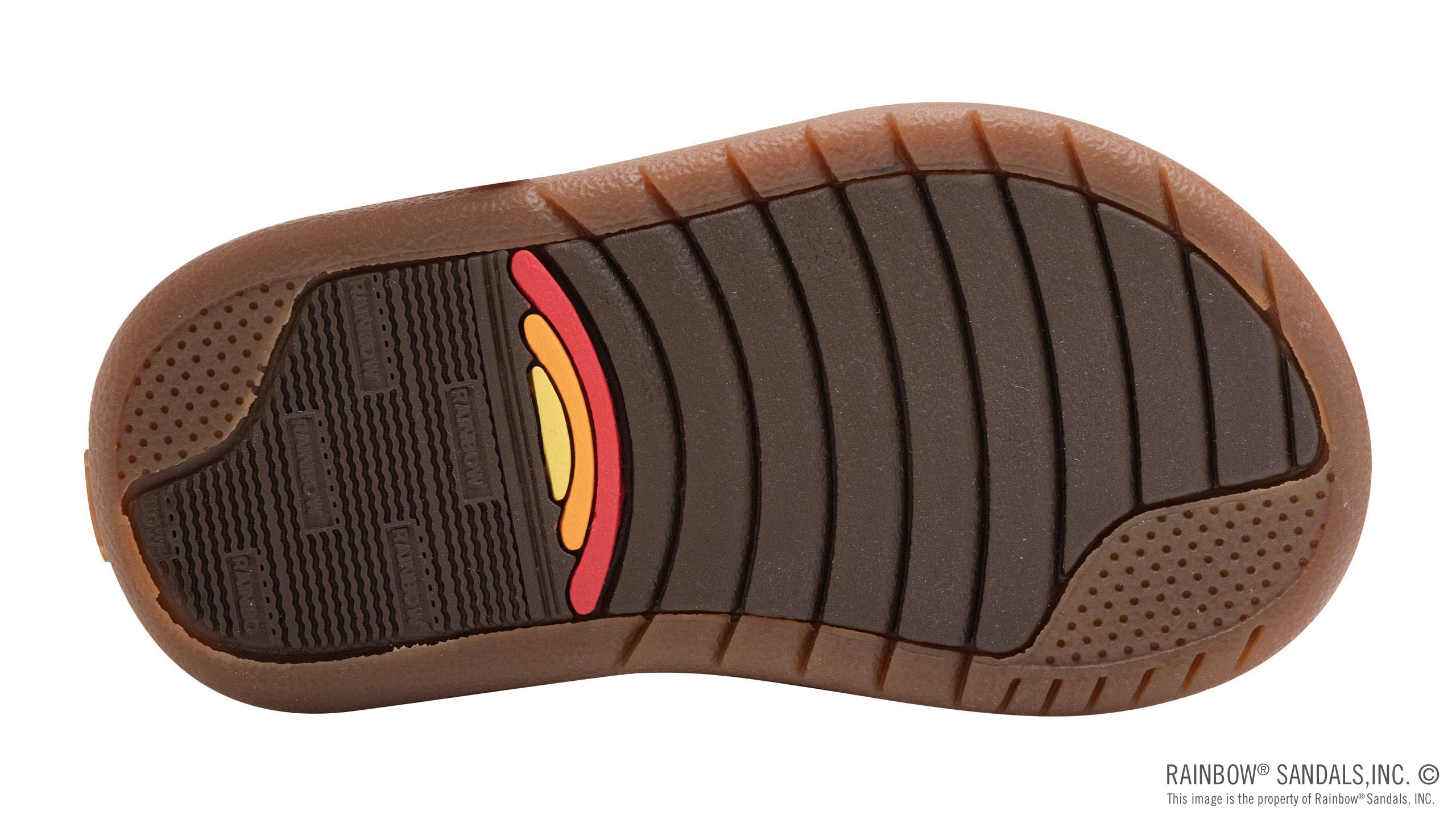 Rainbow Sandals for Kids - Comfortable Cape Molded Rubber Sandals | Durable & Lightweight Beach & Pool Footwear for Boys & Girls