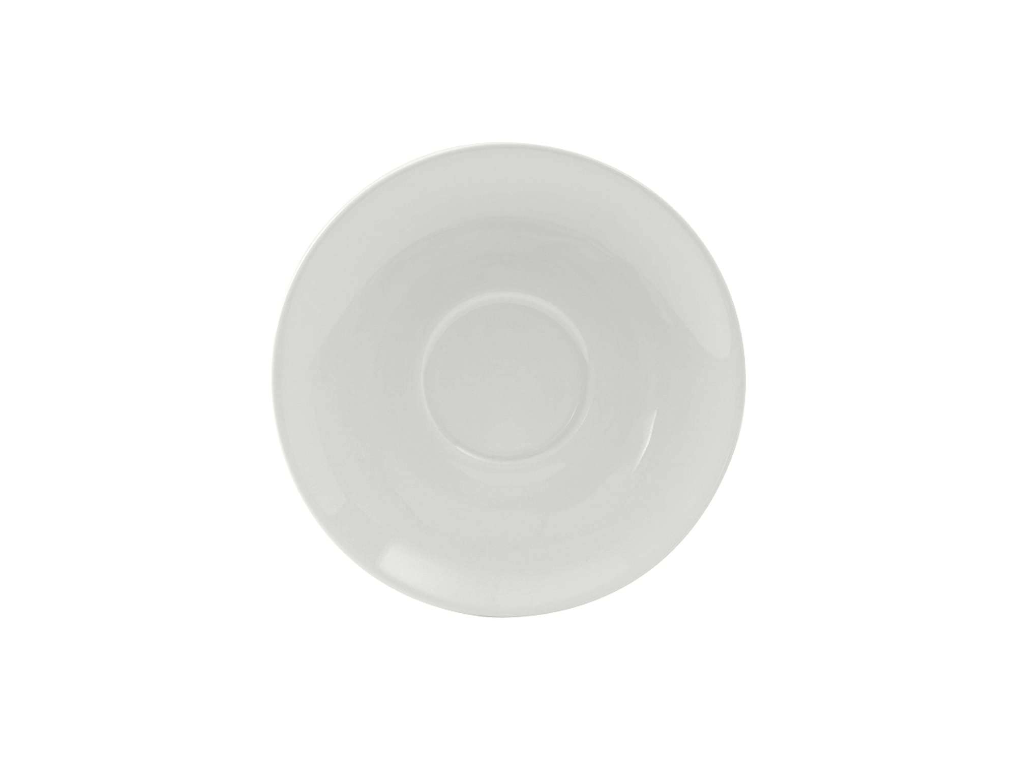 Premium Porcelain Coffee Cups and Saucers Set - 5-7/8 Inch White Rolled Edge Saucers (Case of 36) - Scratch & Chip Resistant, Lead-Free, Dishwasher & Microwave Safe - Perfect for Restaurants, Cafes, and Home Use