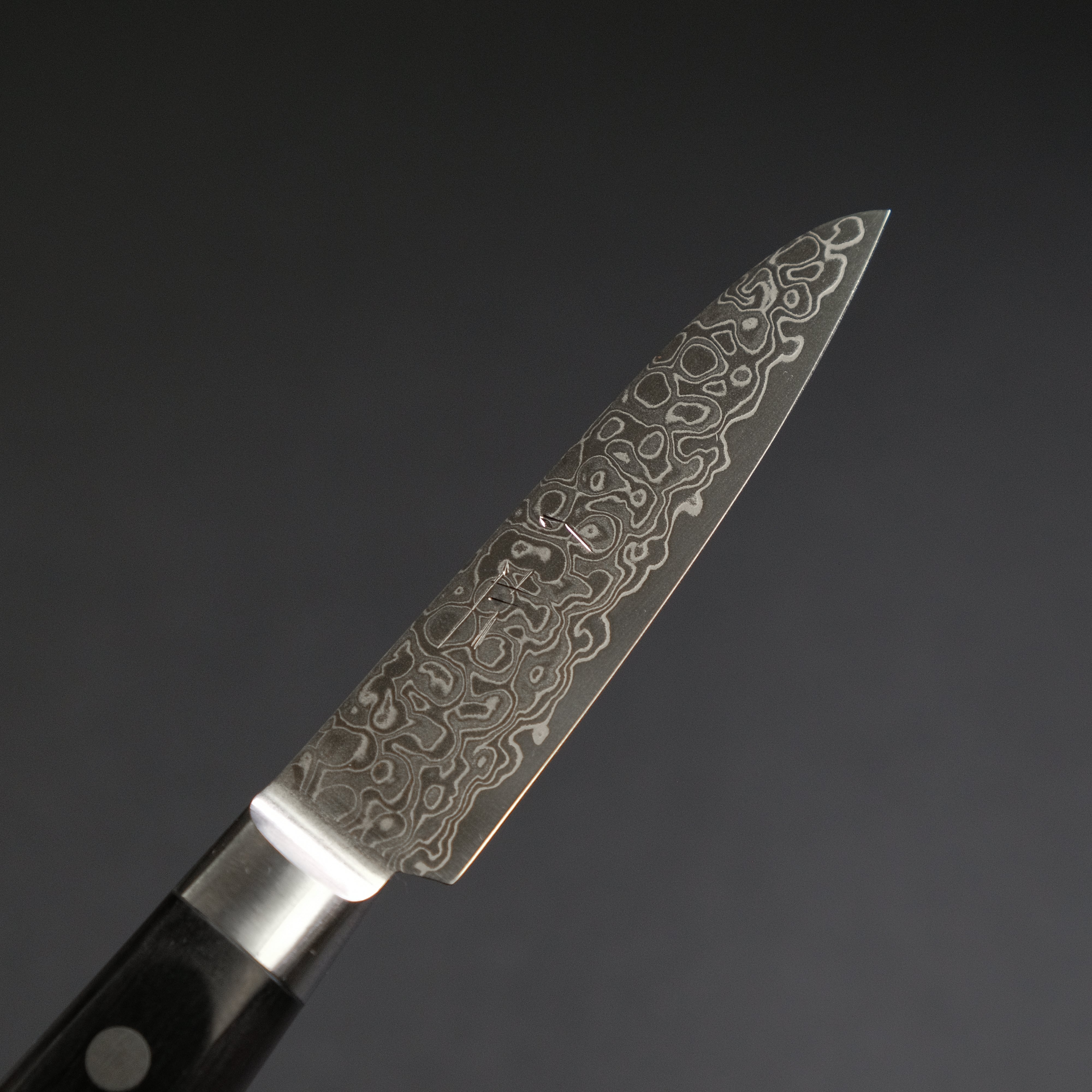 Hitohira HG Damascus Paring Knife with Pakka Wood Handle - Premium Japanese Kitchen Knife for Peeling, Slicing, and Precision Cutting