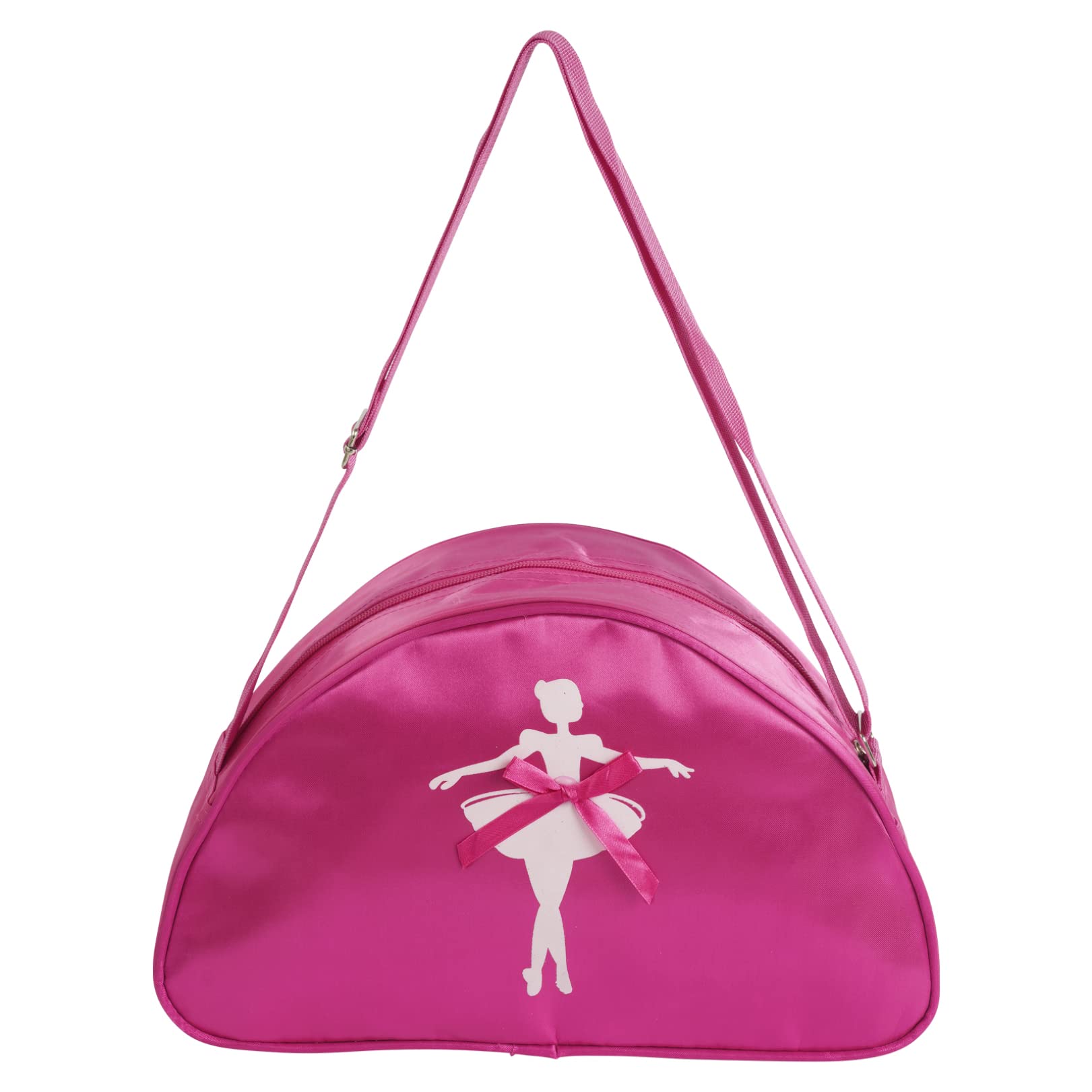 FEESHOW Girls Ballet Dance Bag - Princess Shoulder Handbag for Kids, Tote Latin Dancewear Accessories - Perfect for Ballet Class, Dance Recitals & School Activities