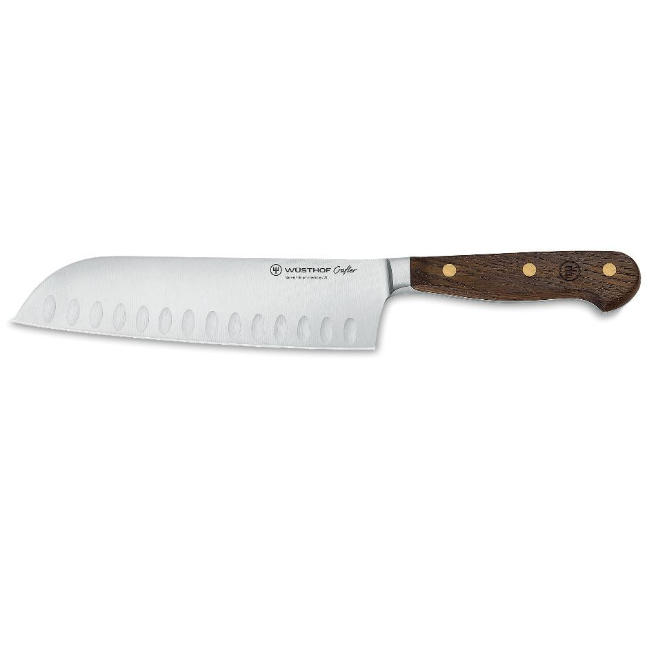 Wusthof Crafter 7-Inch Santoku Knife - High Carbon Stainless Steel Japanese Chef Knife for Slicing, Dicing & Chopping - Perfect for Home Kitchen & Professional Use