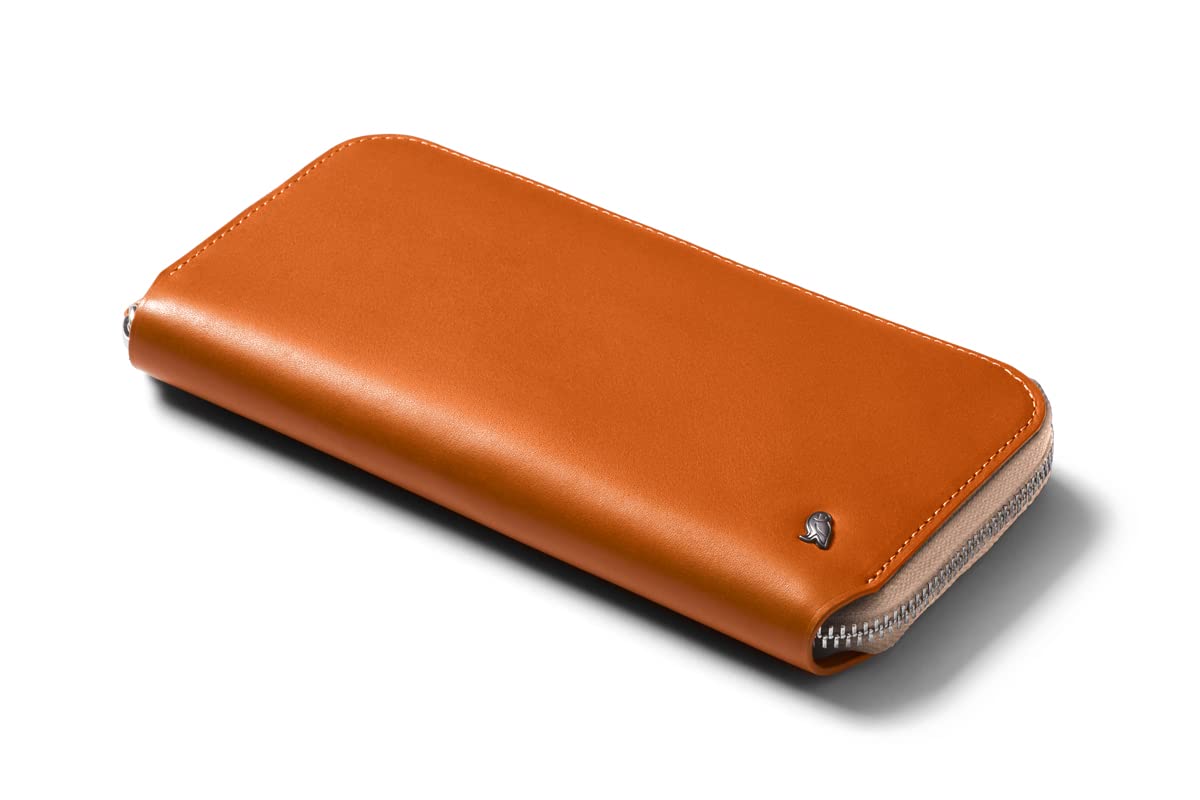 Bellroy Folio Premium Leather Wallet with Zipper Closure - Slim RFID Blocking Bifold Wallet for Men & Women - Perfect for Travel, Business & Everyday Carry