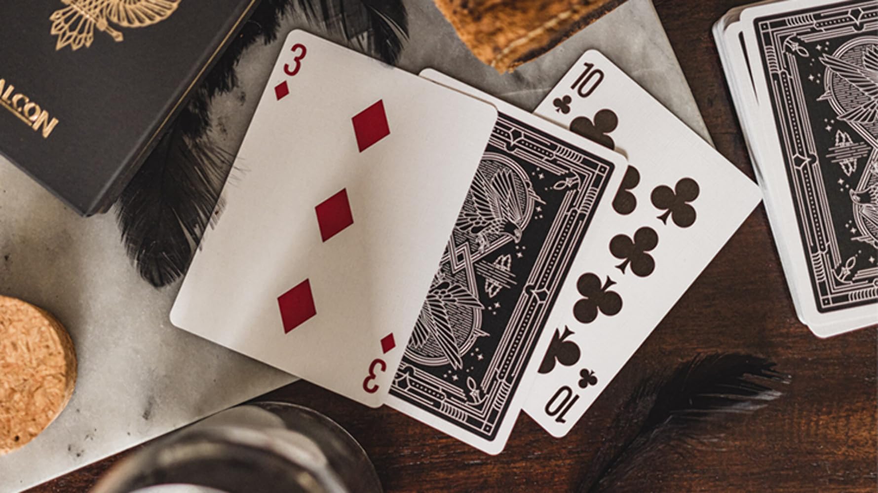 Premium Falcon Playing Cards by Murphy's Magic - High-Quality Poker Cards for Magic Tricks, Cardistry & Casino Night Entertainment