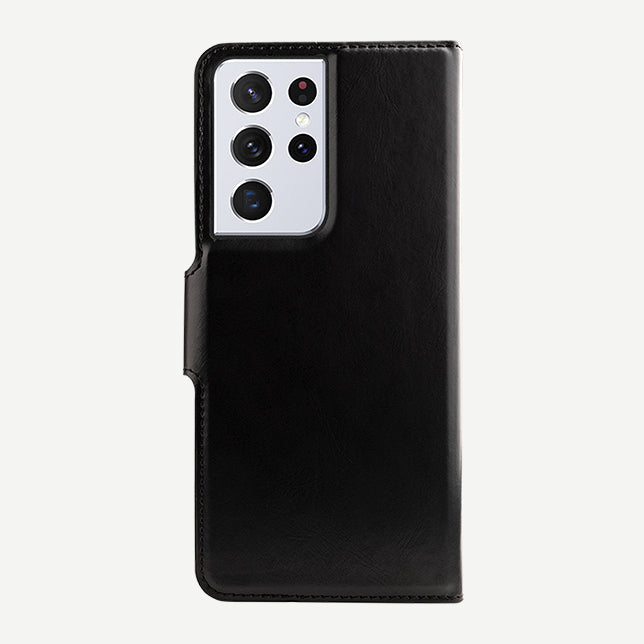 Samsung Galaxy S21 Ultra Wallet Case with Card Holder - Slim Protective Cover for Credit Cards & ID - Perfect for Business Travel & Daily Use