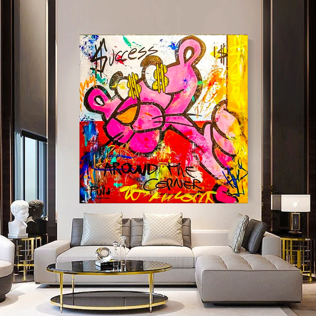 Pink Panther Poster Art - Vintage Cartoon Wall Decor for Home, Office & Gifts | Classic Movie Memorabilia & Pop Culture Collectibles