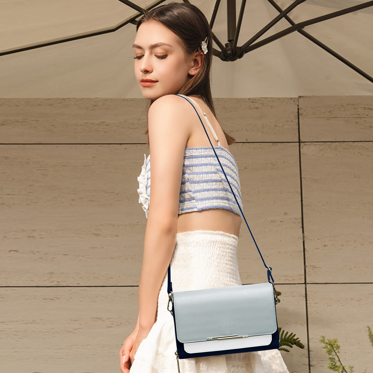 Stylish Women's Small Crossbody Bag with Phone Pocket & Credit Card Slots - Perfect for Everyday Use, Travel, and Shopping