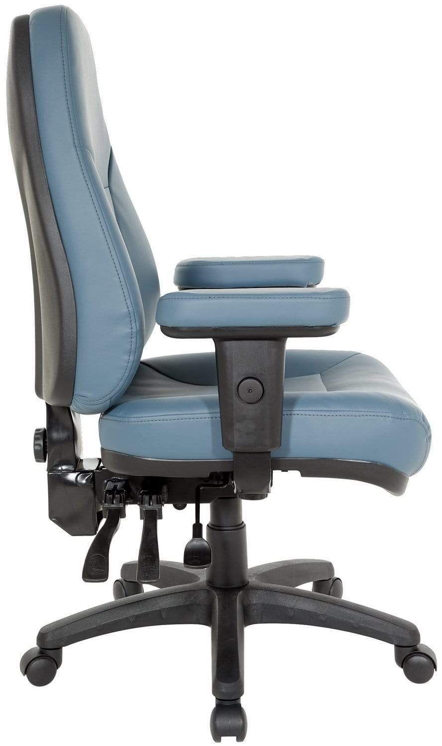 Office Star Work Smart Multi Function Task Chair [EC4300] - Ergonomic Office Chair with Adjustable Height & Lumbar Support for Home & Business Workspaces