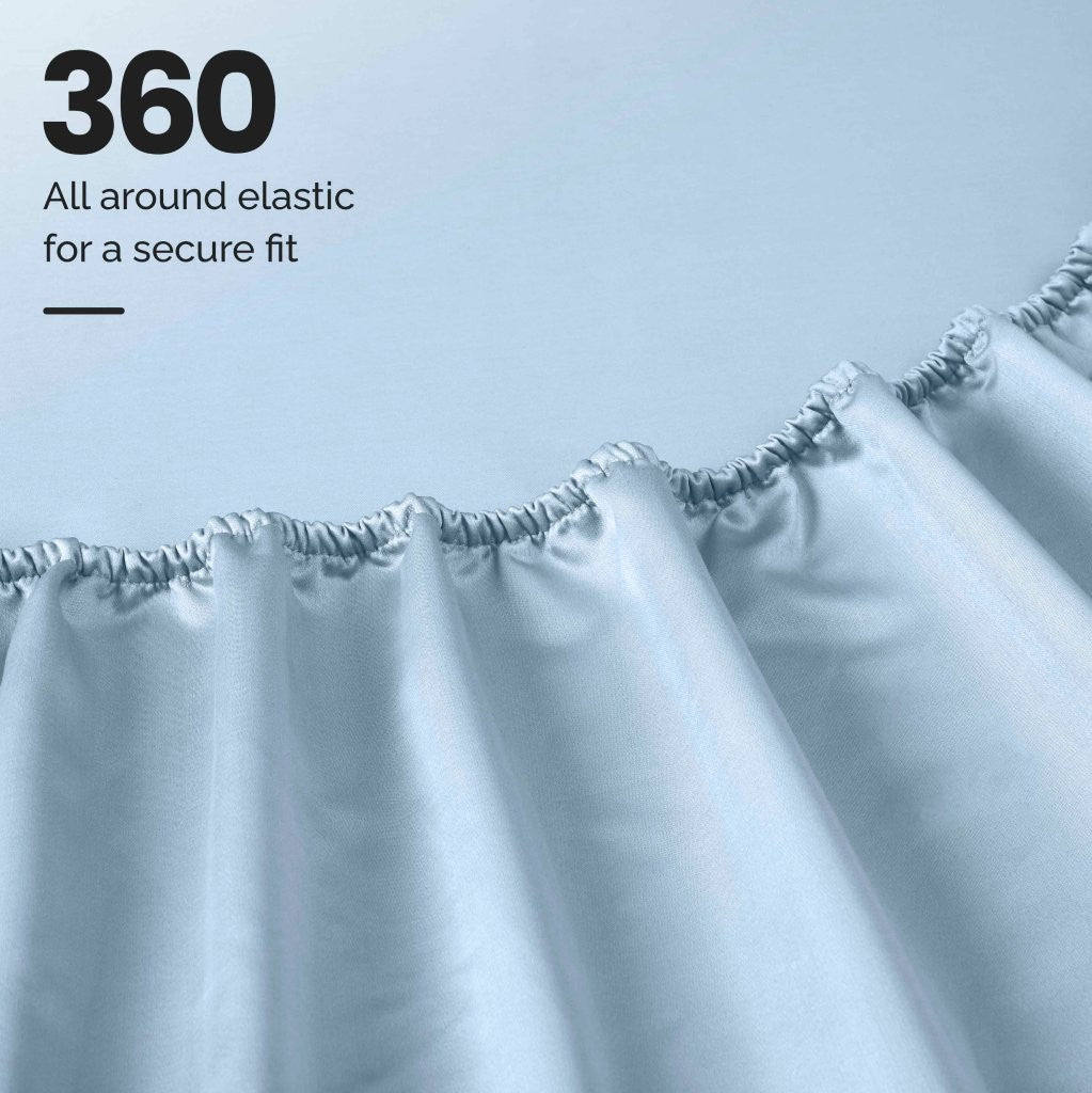 Premium 1000 Thread Count Egyptian Cotton Sheet Set - Eco-Friendly, Breathable & Hypoallergenic - Perfect for Luxury Bedding & Hot Sleepers
