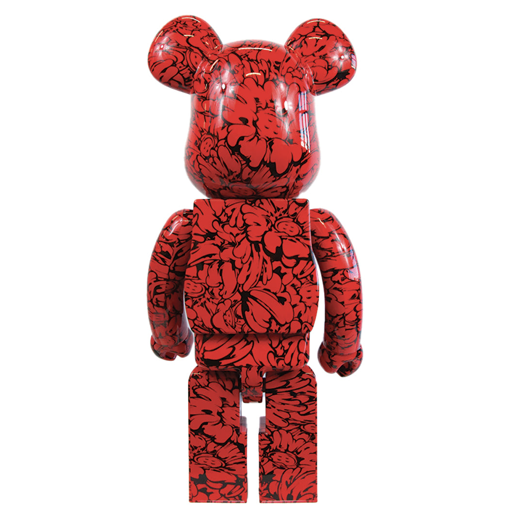 1000% Bearbrick Shun Sudo Mr Scarlet Collectible Figure - Limited Edition Art Toy for Display & Investment | Perfect for Home Decor, Office Collection, and Gift Giving