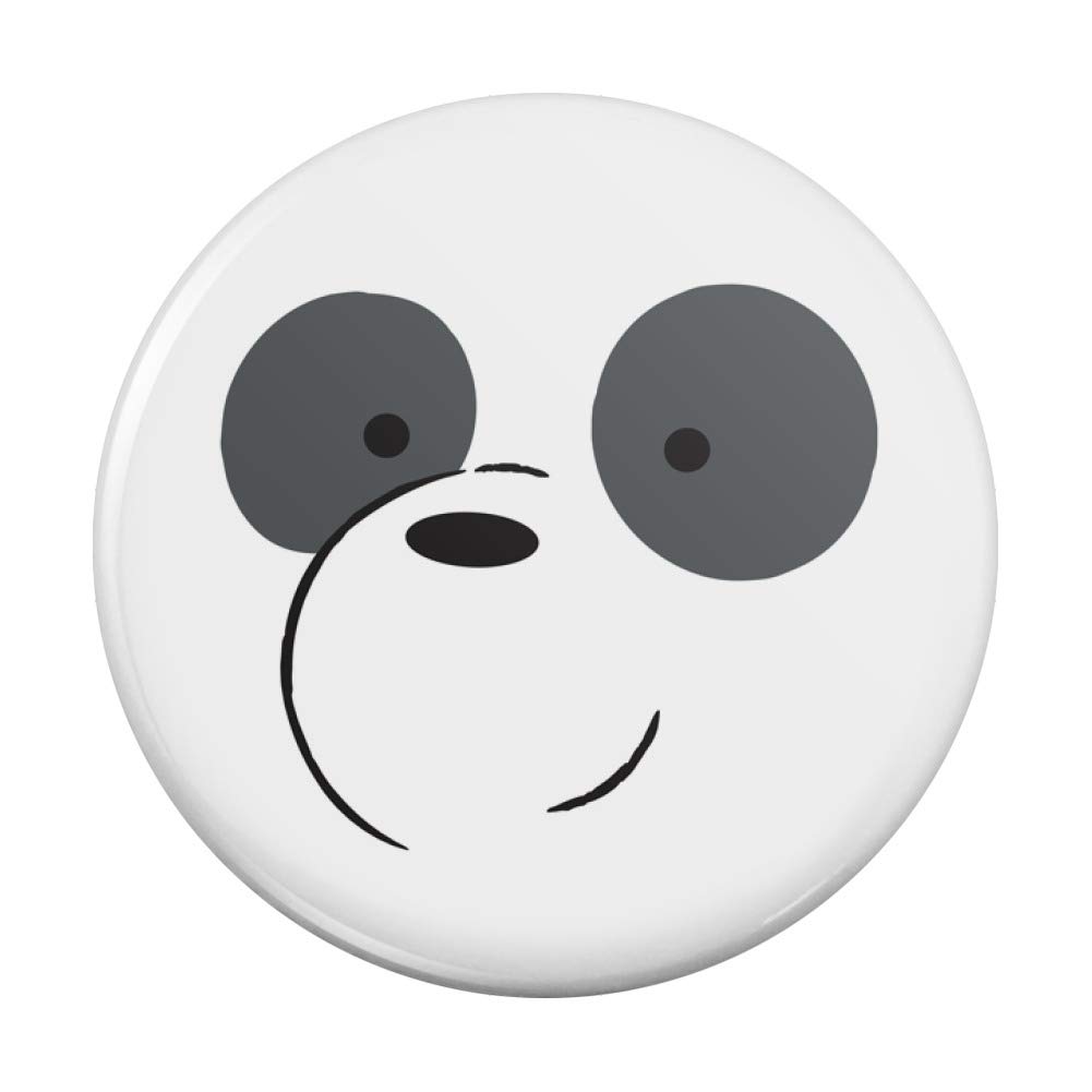 We Bare Bears Panda Kitchen Refrigerator Magnet - Cute Cartoon Fridge Locker Button Decor for Home & Office - Perfect for Fridge, Lockers, Whiteboards & Metal Surfaces