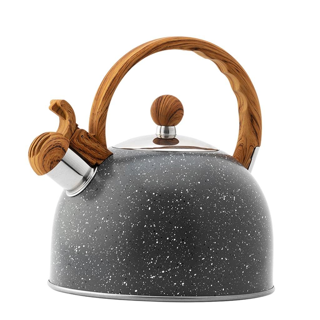 Premium Stainless Steel Whistling Tea Kettle for Camping, Hiking & Home Use - Fast Boiling Water Kettle for Coffee, Tea & Outdoor Cooking - Durable Kitchenware Essential for Stovetop & Backpacking Adventures