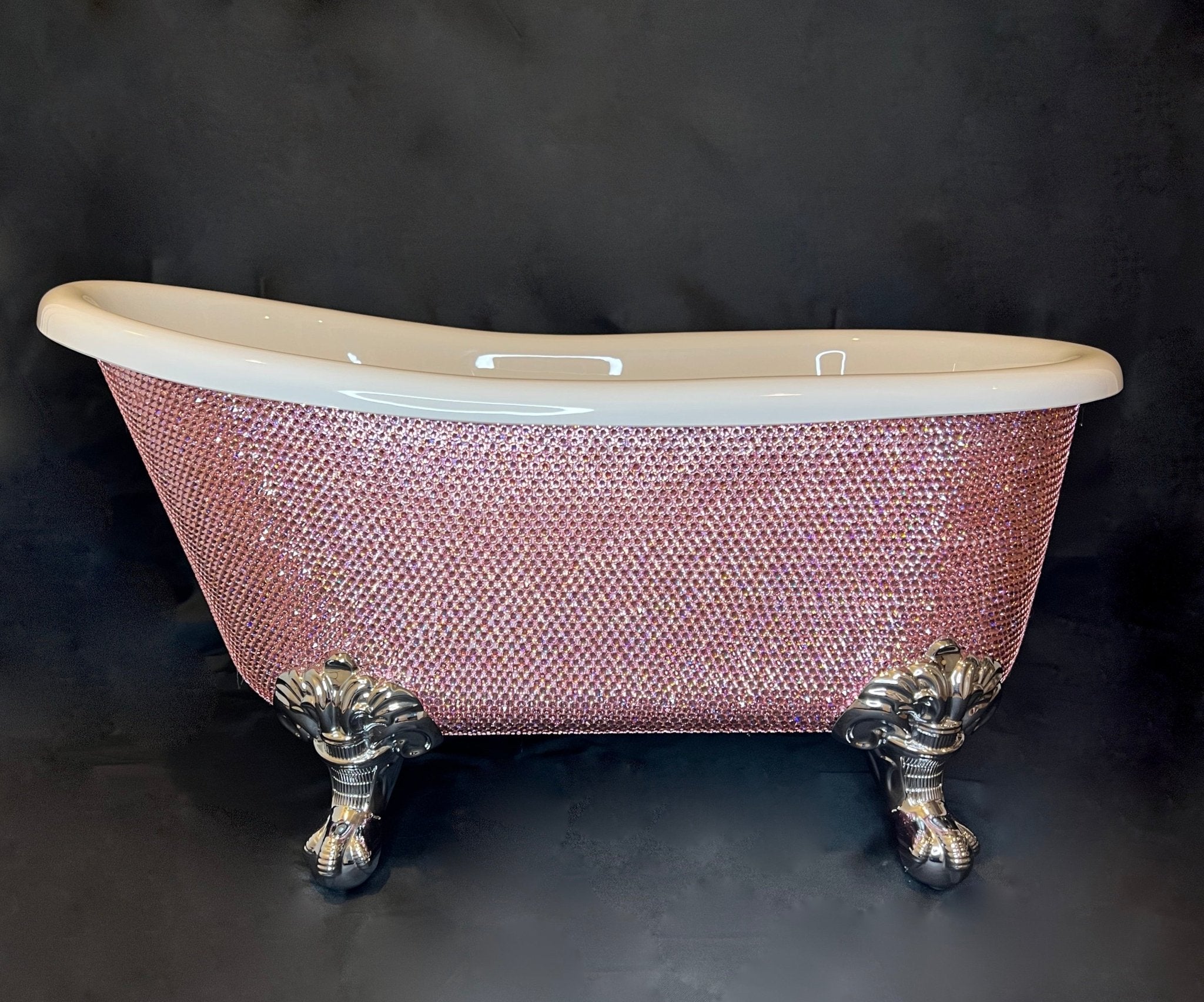 Premium Diamond Crystal Dog Bathtub - Non-Slip Pet Bathing Tub with Drain, Multiple Color Options for Small to Medium Dogs - Perfect for Home Grooming & Spa Days