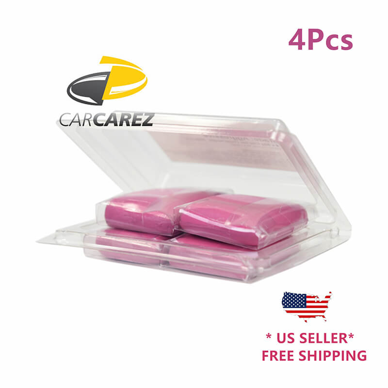 Auto Detailing Magic Clay Bar - Aggressive Grade (4x50g Pack) for Car Paint Decontamination & Surface Restoration | Perfect for DIY Car Detailing, Paint Correction & Ceramic Coating Prep