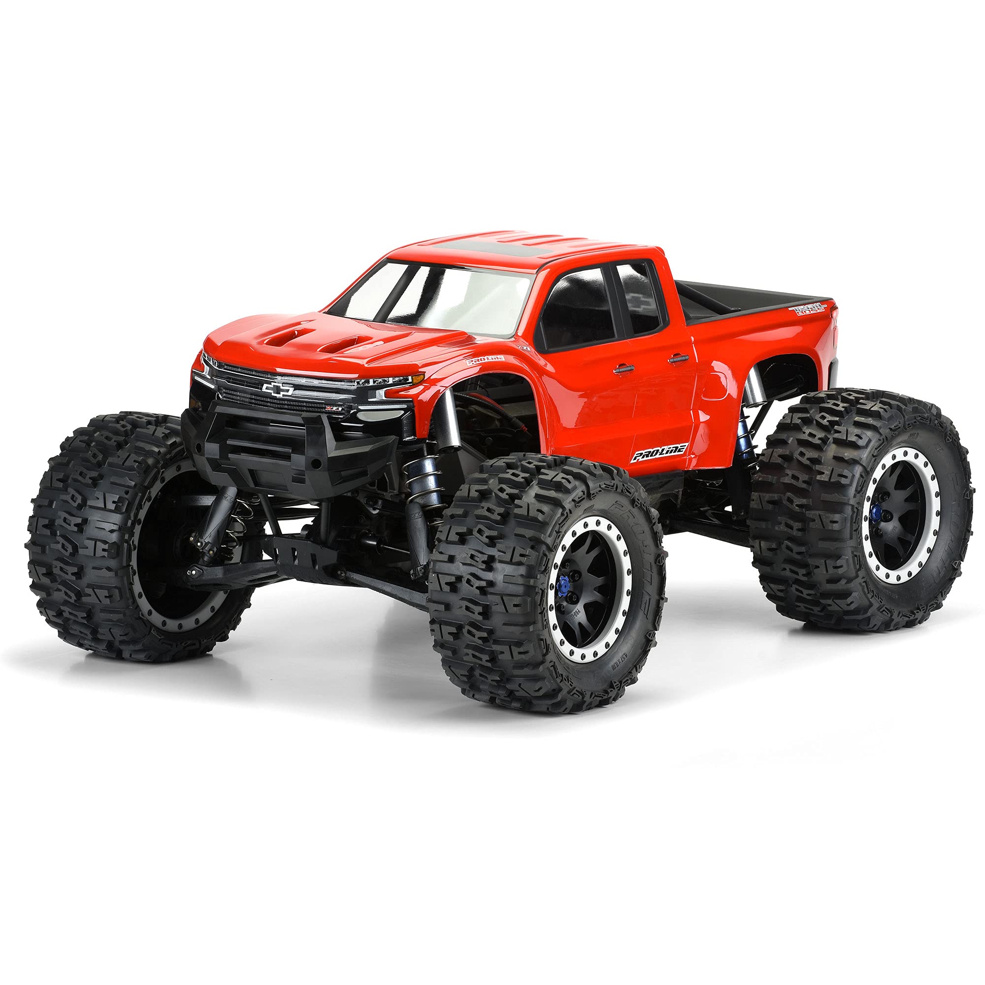 Pro-Line Racing Pre-Cut 2019 Chevy Silverado Z71 Clear Body for Traxxas X-MAXX 1/6 Scale RC Truck (PRO350717) - Perfect for Off-Road Racing & RC Car Customization