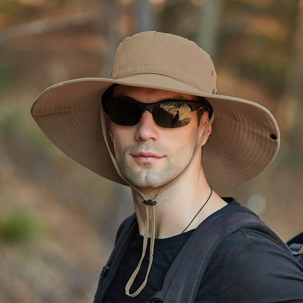Men's Waterproof Breathable Fisherman Hat - Foldable Sun Protection Bucket Cap for Summer, Beach, Travel & Fishing - UV Shield for Outdoor Activities, Hiking, Camping and Golf