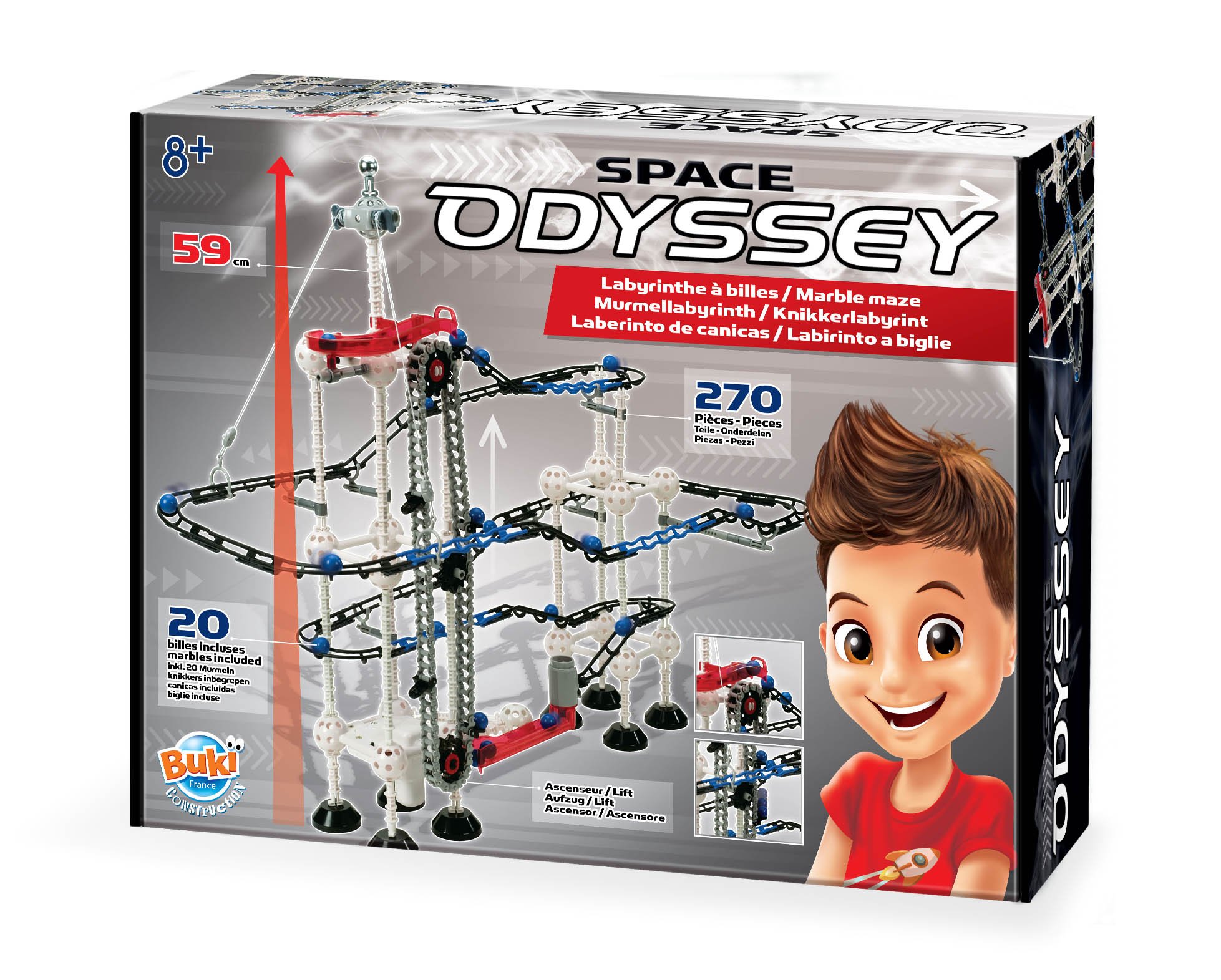 Buki PM517 Space Odyssey Science Kit - STEM Educational Toy for Kids Ages 8-12 - Explore Astronomy & Build Solar System Models - Perfect for School Projects & Science Fairs