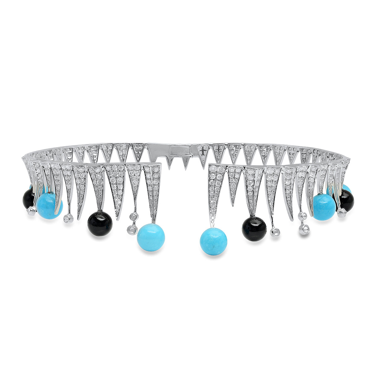 Elegant Deco Choker Necklace - Vintage Inspired Beaded Collar for Women | Perfect for Parties, Weddings & Special Occasions