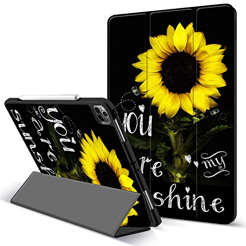 You are My Sunshine Sunflower in Black